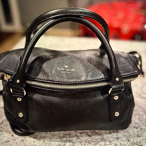 Kate Spade Black Leather Satchel & Shopping Tote Bundle - Picture 4 of 13